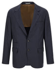 Brunello Cucinelli Brunello Cucinelli Pinstripe Batavia Blazer