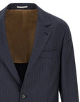 Brunello Cucinelli Brunello Cucinelli Pinstripe Batavia Blazer