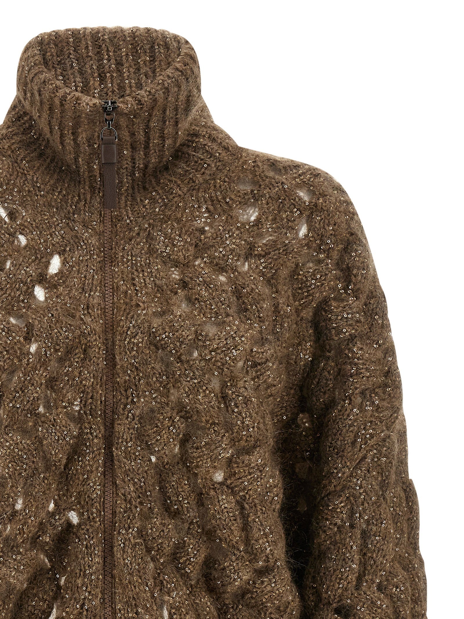 Brunello Cucinelli Brunello Cucinelli Dazzling Waves Cardigan