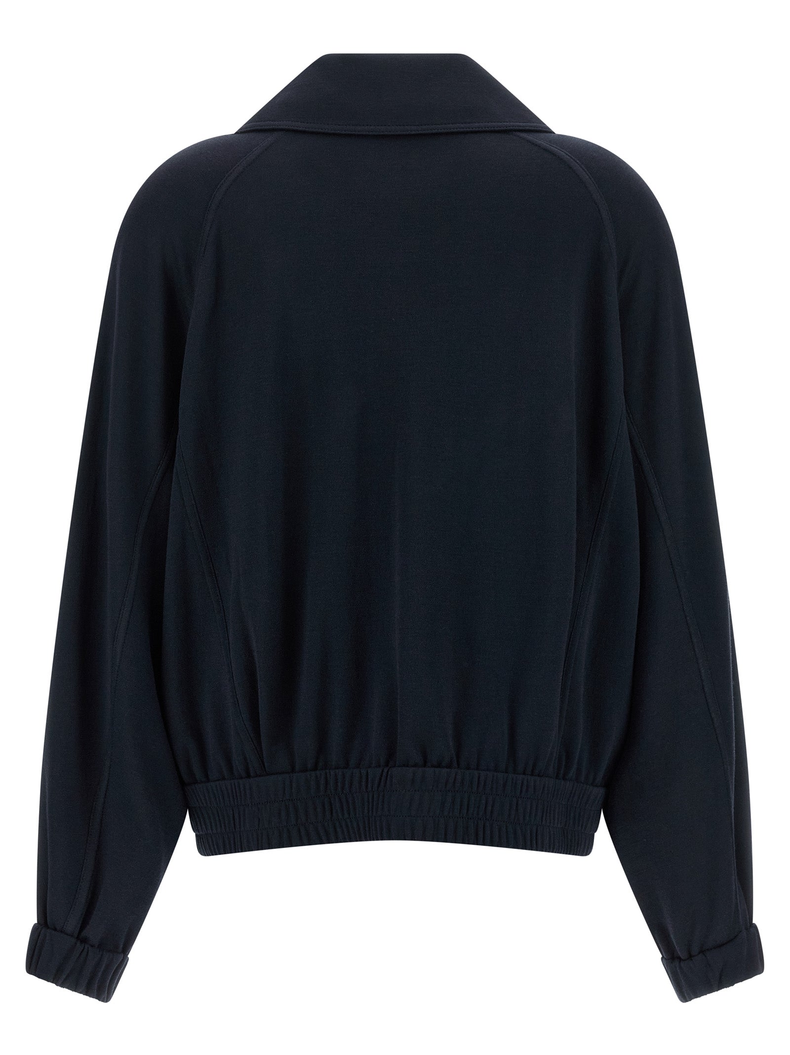 Brunello Cucinelli Brunello Cucinelli Shiny Zipper Pull Sweatshirt