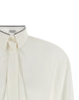 Brunello Cucinelli Brunello Cucinelli Shiny Collar Shirt
