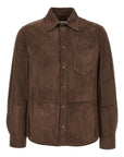 Brunello Cucinelli Brunello Cucinelli Suede Overshirt