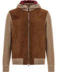 Brunello Cucinelli Brunello Cucinelli Suede And Cashmere Bomber Jacket