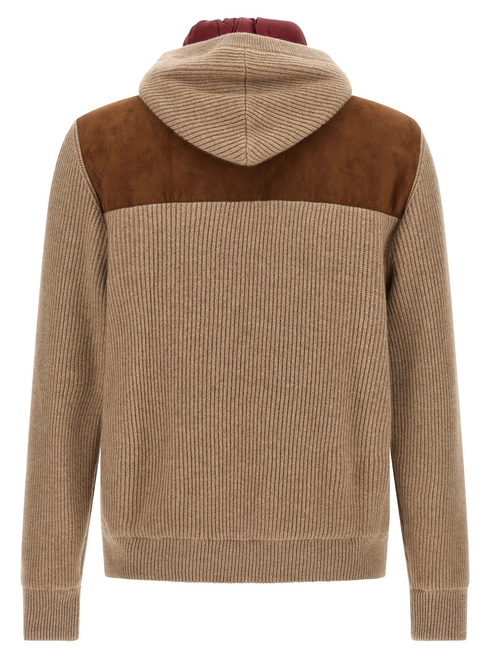 Brunello Cucinelli Brunello Cucinelli Suede And Cashmere Bomber Jacket