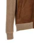 Brunello Cucinelli Brunello Cucinelli Suede And Cashmere Bomber Jacket
