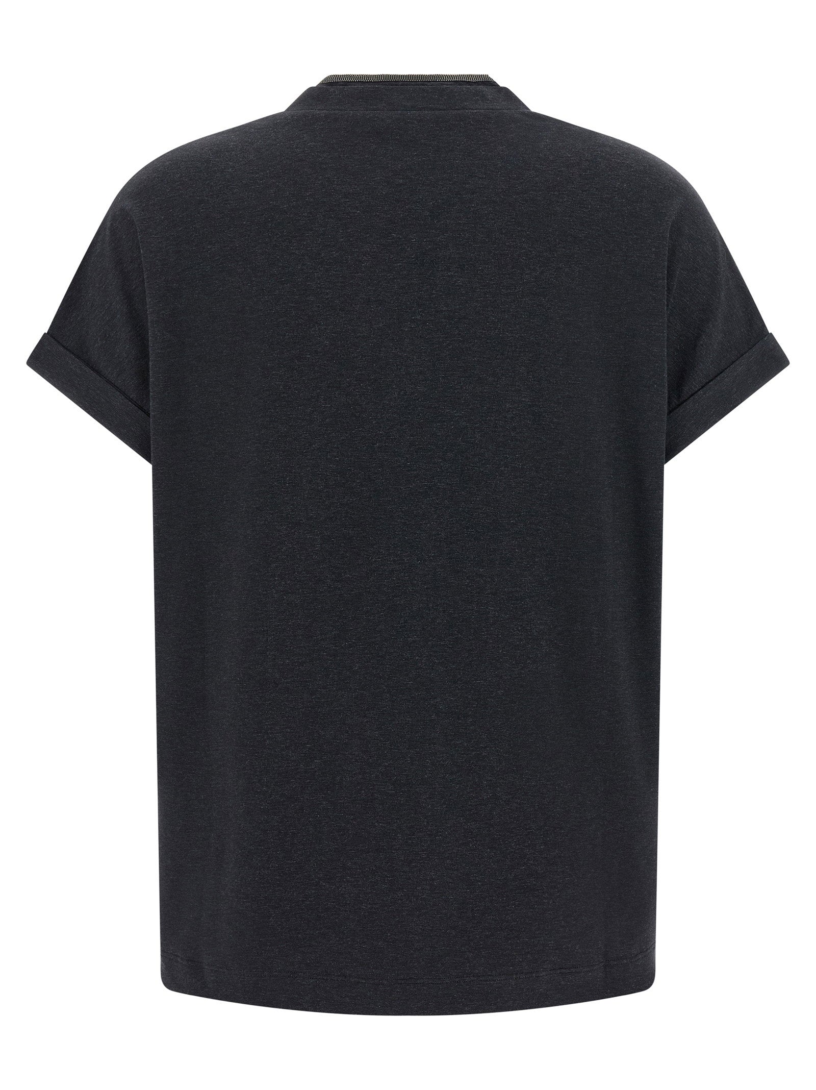 Brunello Cucinelli Brunello Cucinelli Shiny Trims T-shirt