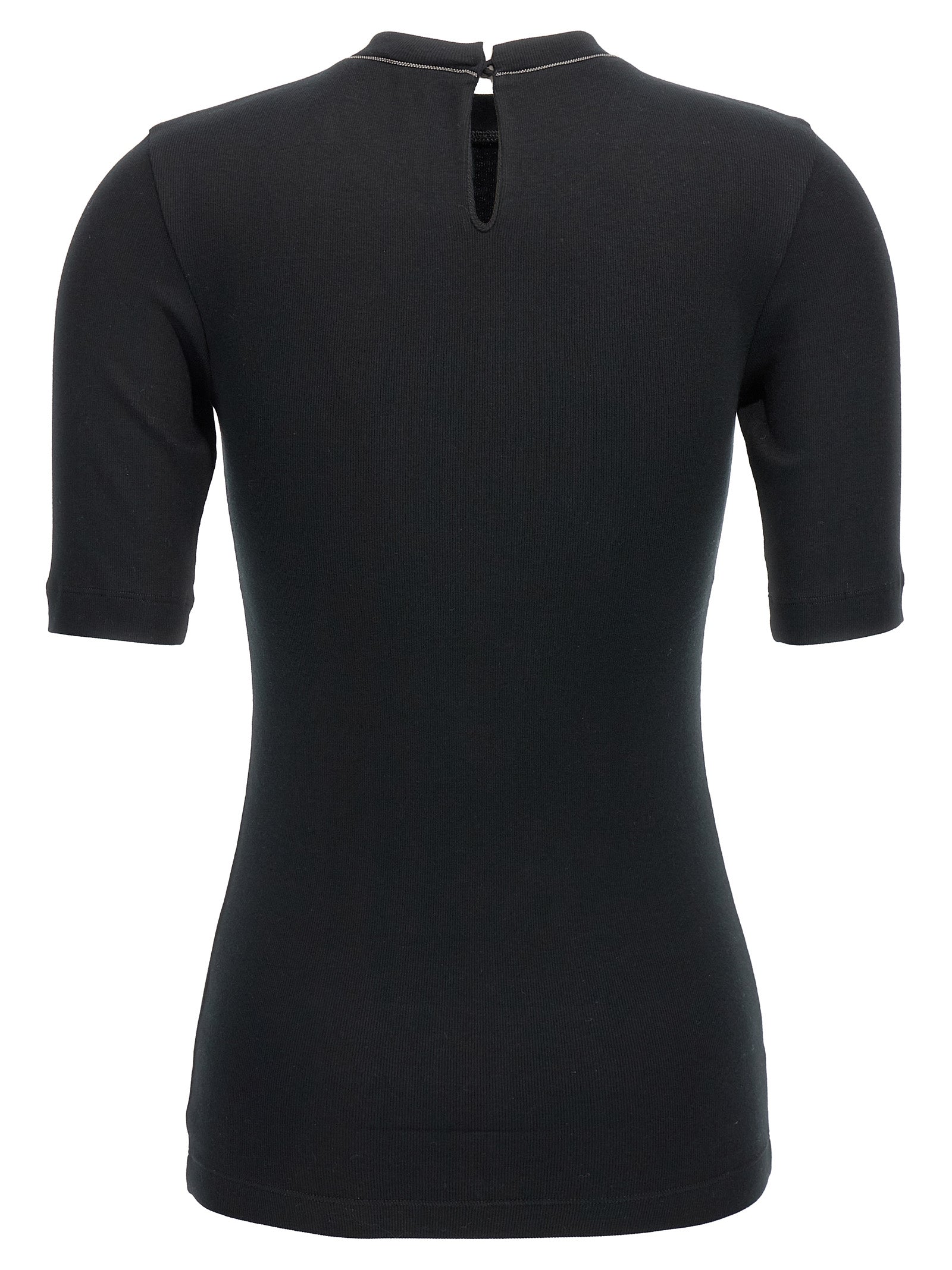 Brunello Cucinelli Brunello Cucinelli Monile Ribbed T-shirt