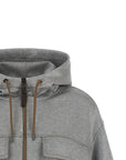 Brunello Cucinelli Brunello Cucinelli Shiny Zipper Pull Bomber Jacket