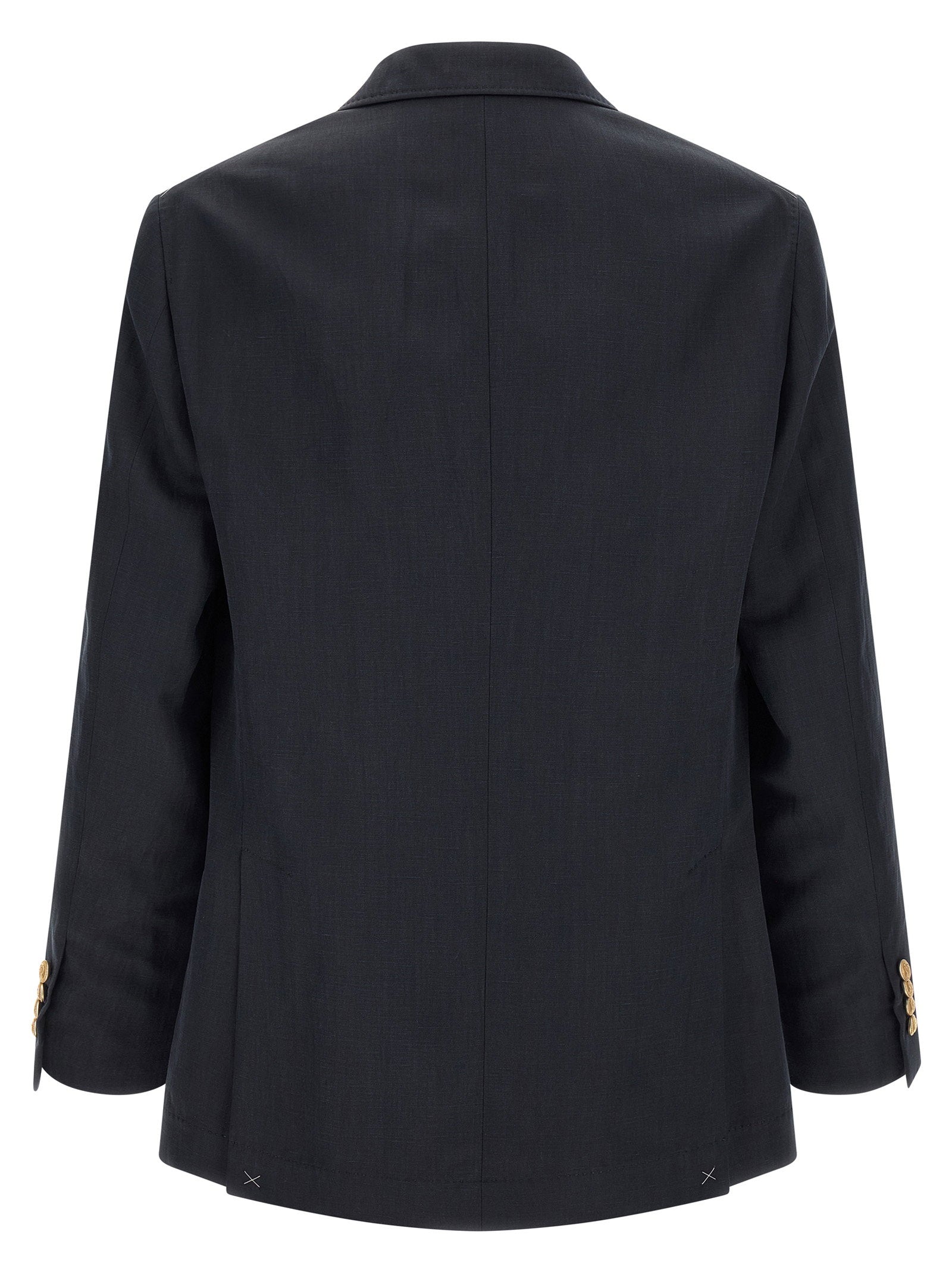 Brunello Cucinelli Brunello Cucinelli Silk Twill And Linen Délavé Blazer