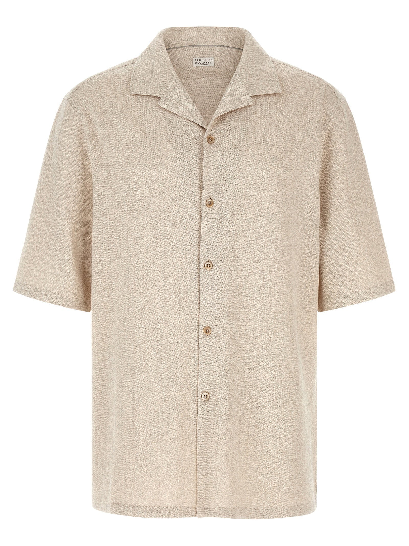 Brunello Cucinelli Brunello Cucinelli Camp Collar Shirt