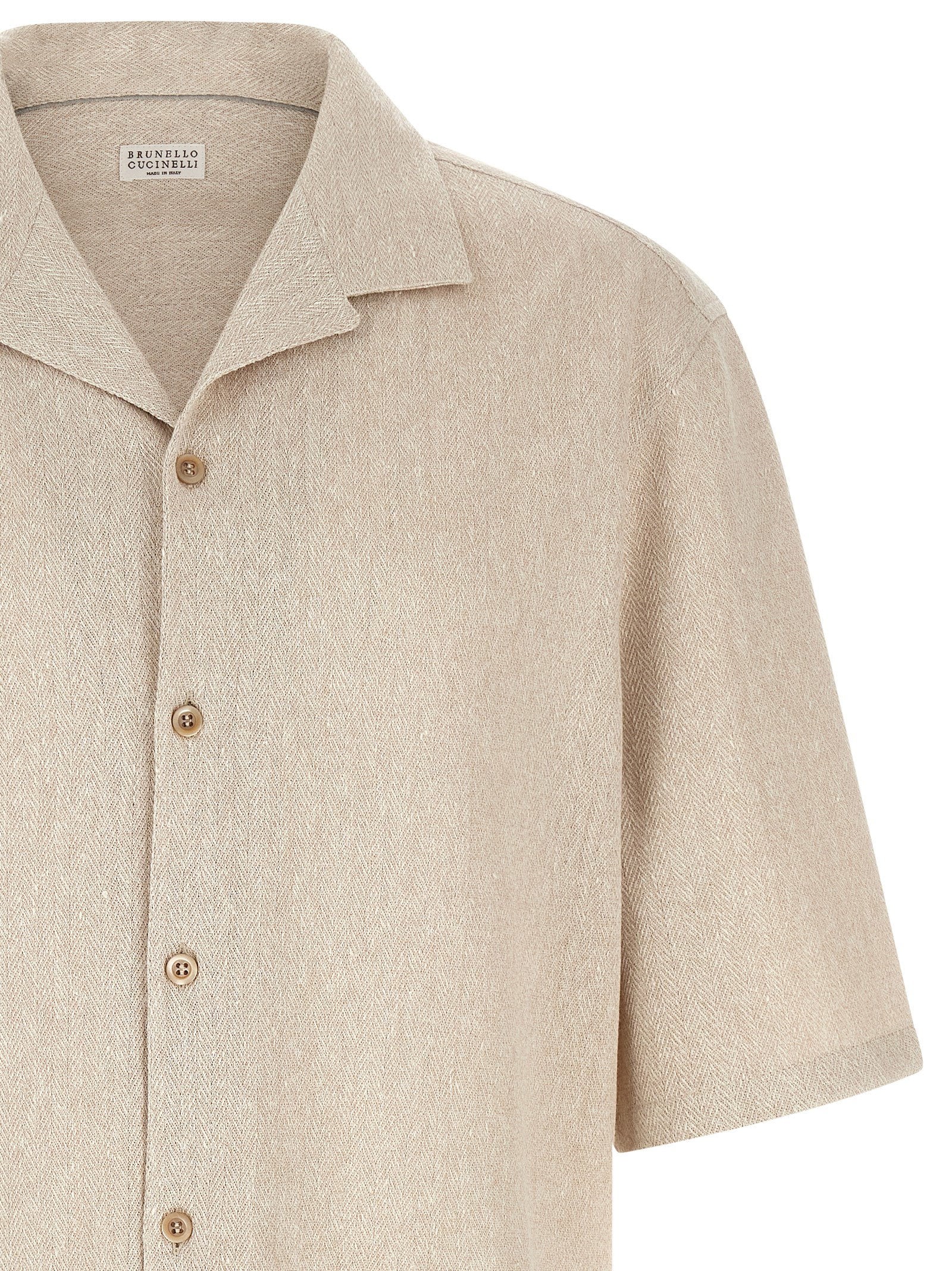 Brunello Cucinelli Brunello Cucinelli Camp Collar Shirt