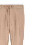 Etro Etro Flamed Linen Joggers