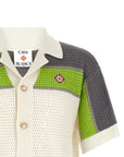 Casablanca Casablanca Stripe Crochet Shirt