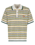 Casablanca Casablanca Tuck Stitch Polo Shirt