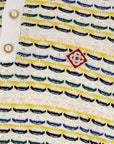 Casablanca Casablanca Tuck Stitch Polo Shirt