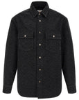 Casablanca Casablanca Laser Monogram Denim Overshirt