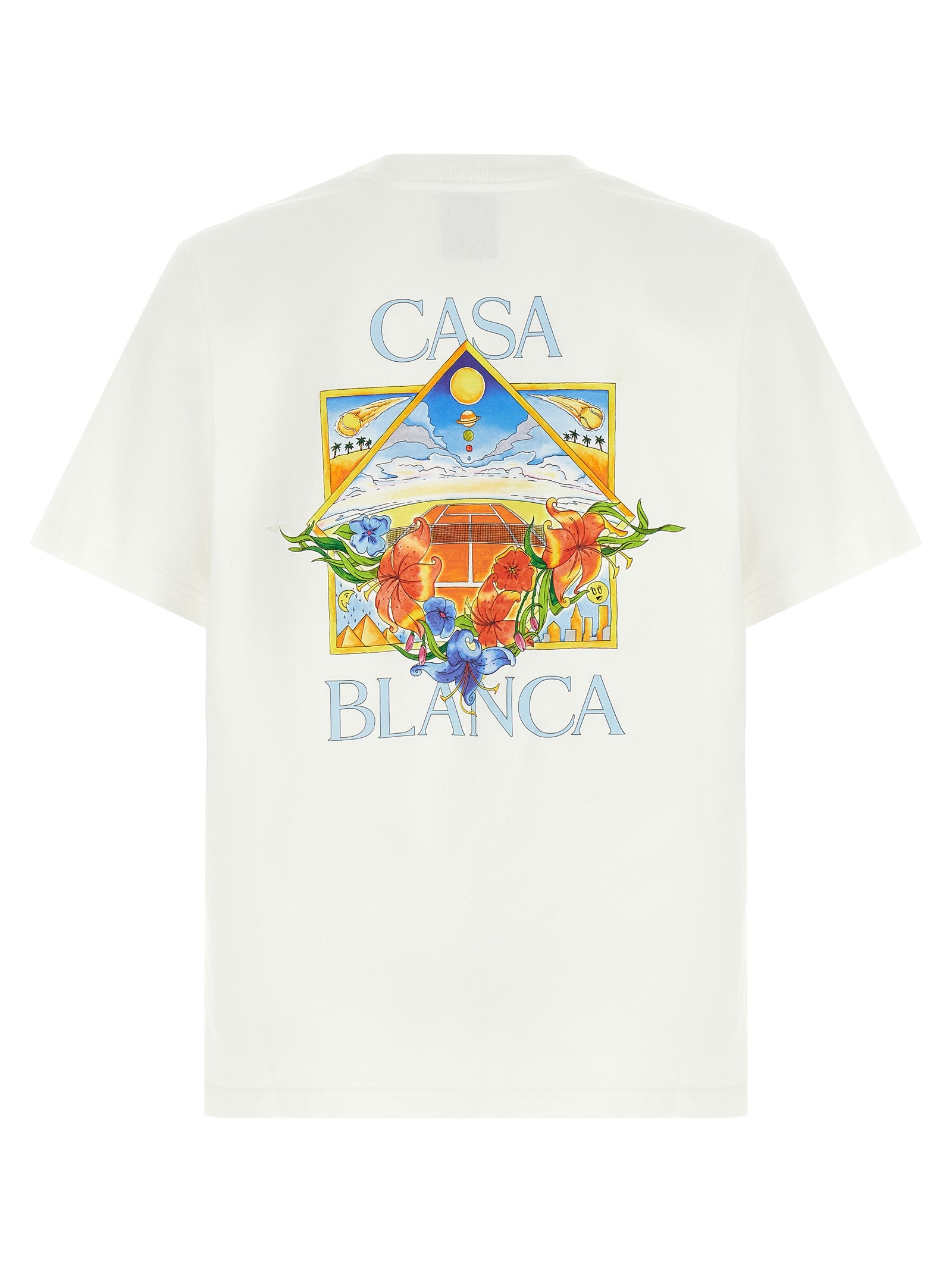 Casablanca Casablanca Flower Court Icon T-shirt