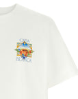 Casablanca Casablanca Flower Court Icon T-shirt