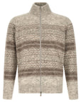Brunello Cucinelli Brunello Cucinelli Nordic Jacquard Cardigan