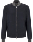 Brunello Cucinelli Brunello Cucinelli Light Flannel Bomber Jacket