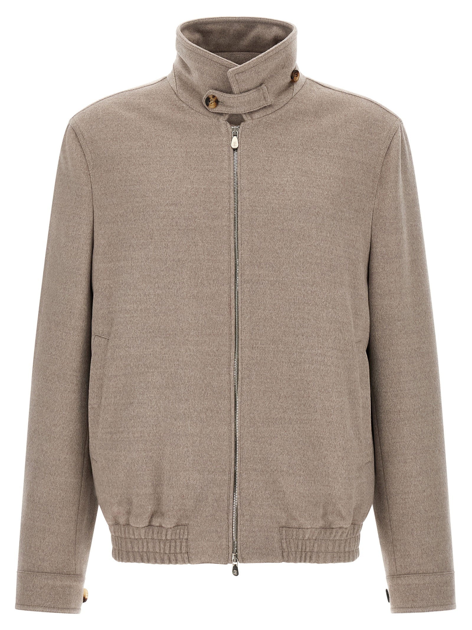 Brunello Cucinelli Brunello Cucinelli Virgin Wool Beaver Bomber Jacket