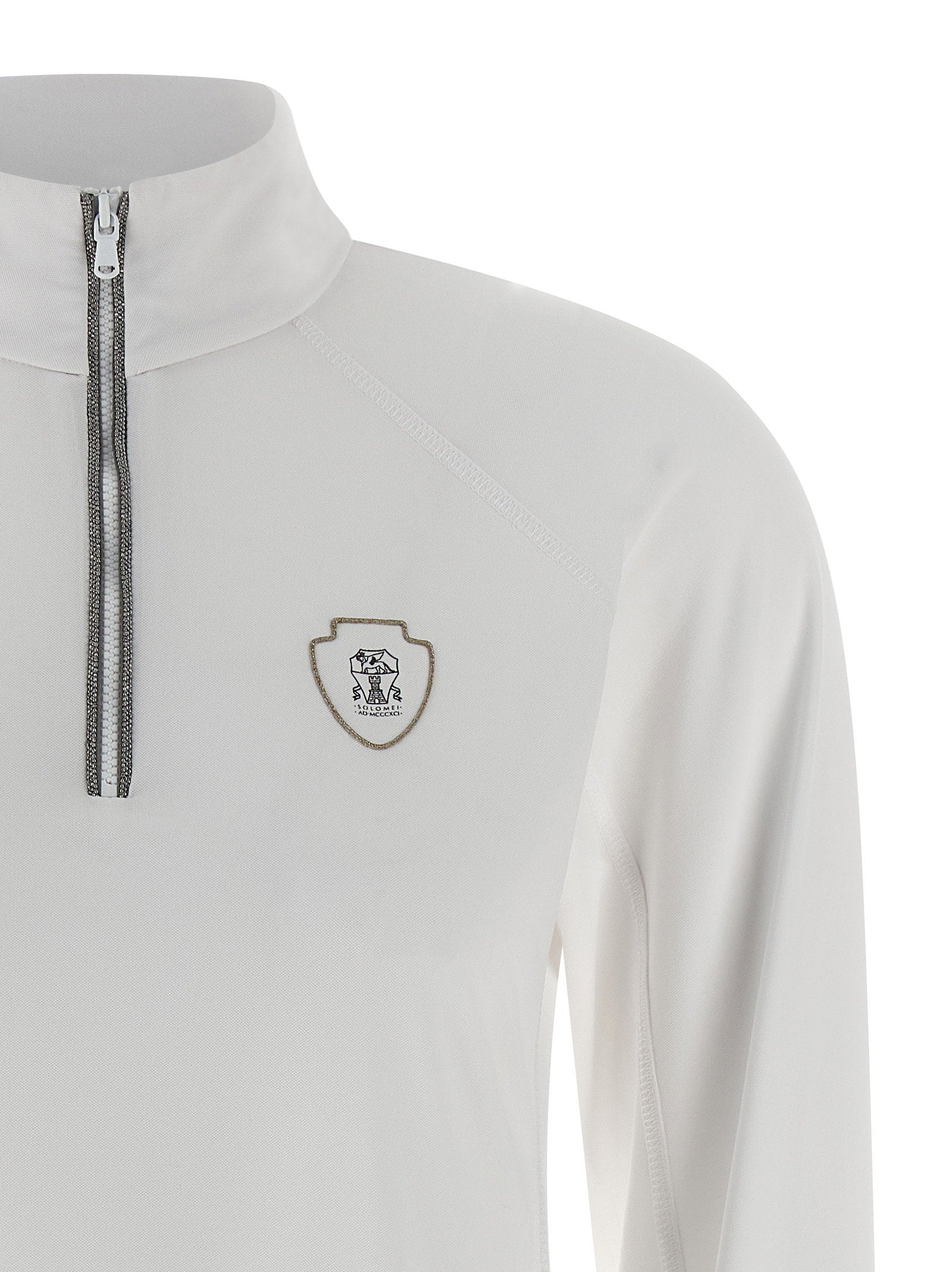 Brunello Cucinelli Brunello Cucinelli Precious Half Zip Sweater