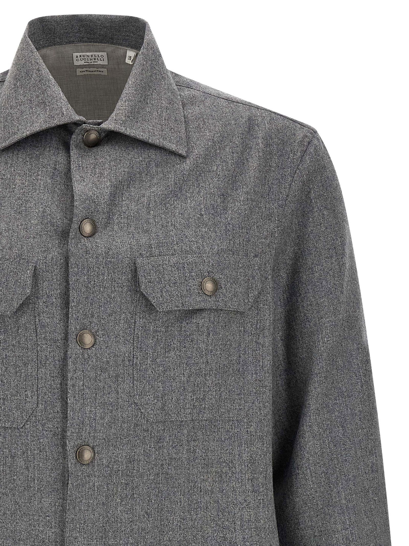 Brunello Cucinelli Brunello Cucinelli Flannel Overshirt