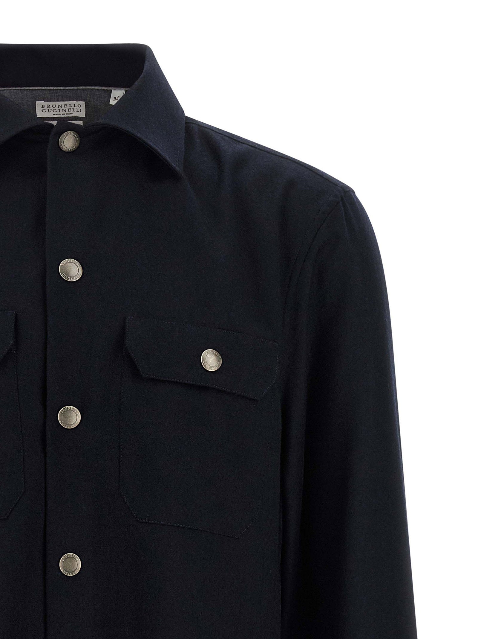 Brunello Cucinelli Brunello Cucinelli Flannel Overshirt