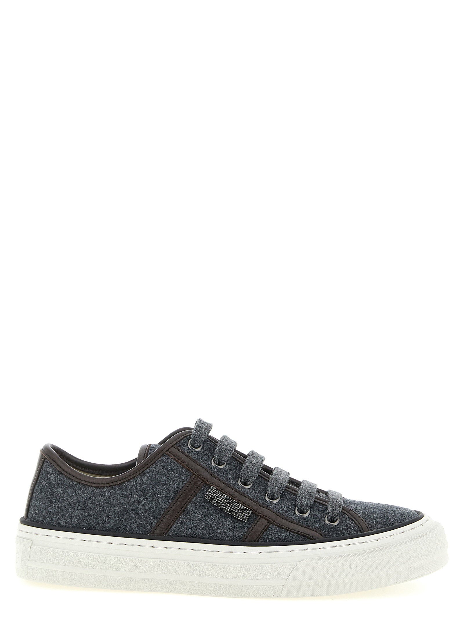 Brunello Cucinelli Brunello Cucinelli Shiny Tab Sneakers