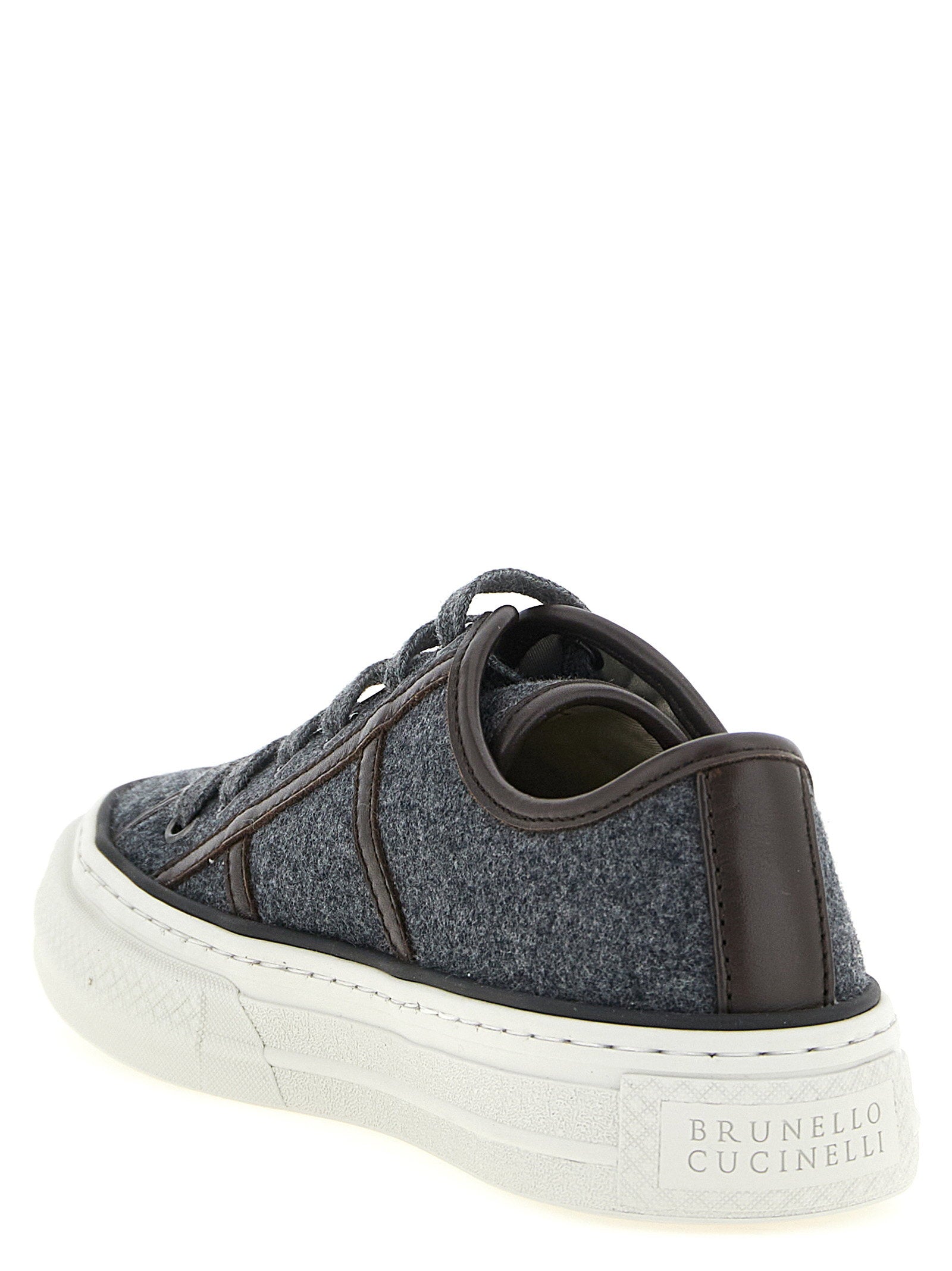 Brunello Cucinelli Brunello Cucinelli Shiny Tab Sneakers