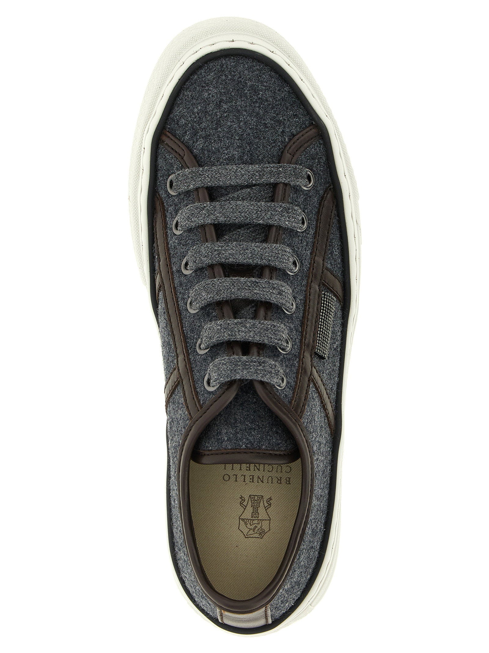 Brunello Cucinelli Brunello Cucinelli Shiny Tab Sneakers