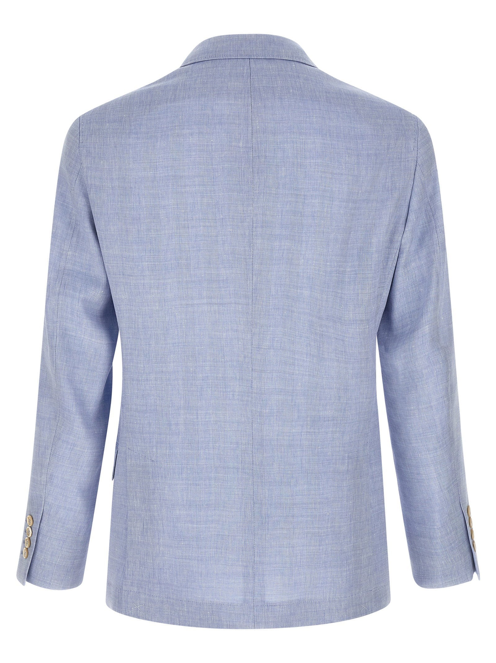 Brunello Cucinelli Brunello Cucinelli Linen And Wool Chevron Blazer