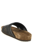 Brunello Cucinelli Brunello Cucinelli Precious Straps Slides