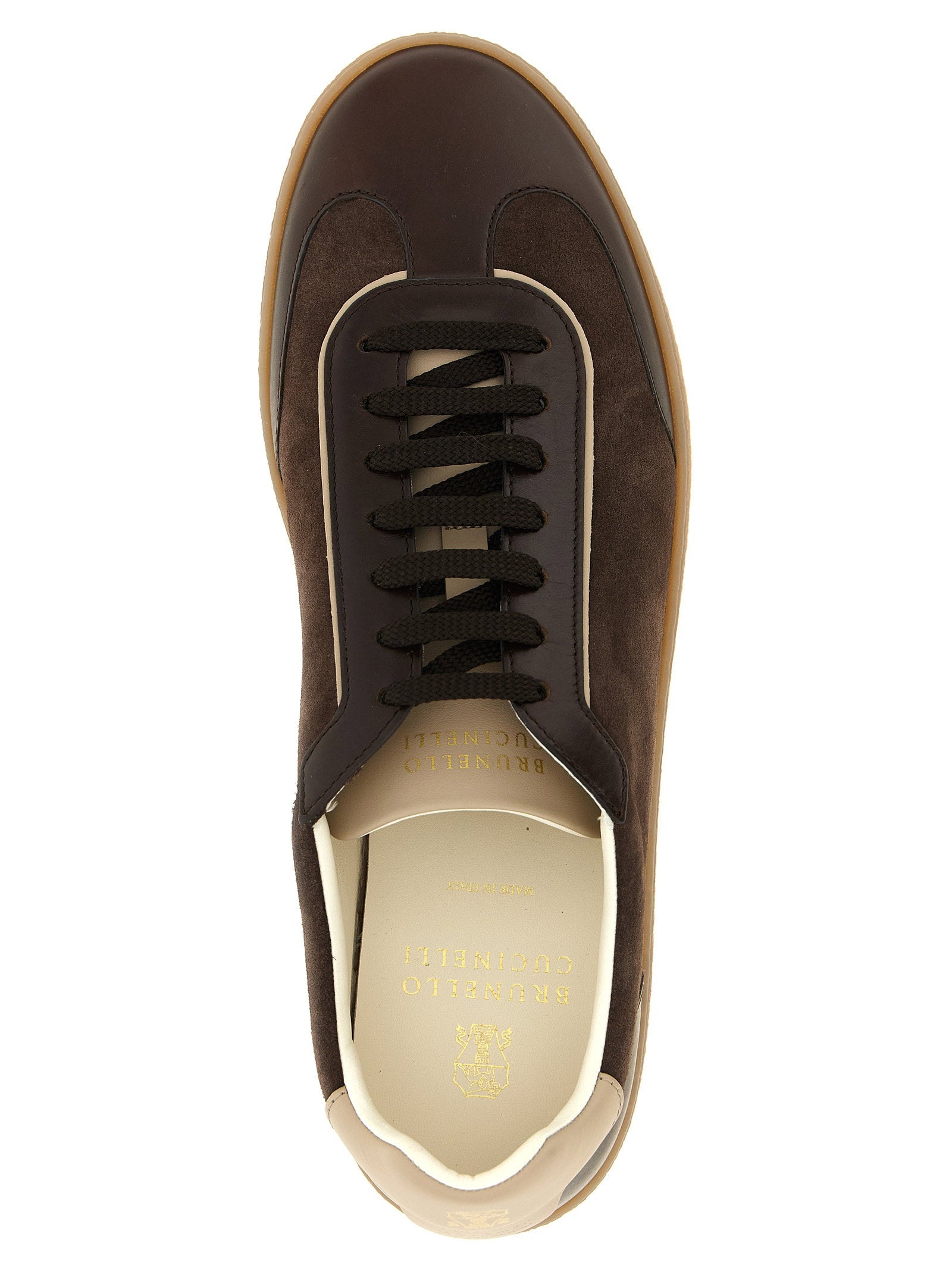 Brunello Cucinelli Brunello Cucinelli Suede And Smooth Calf Sneakers