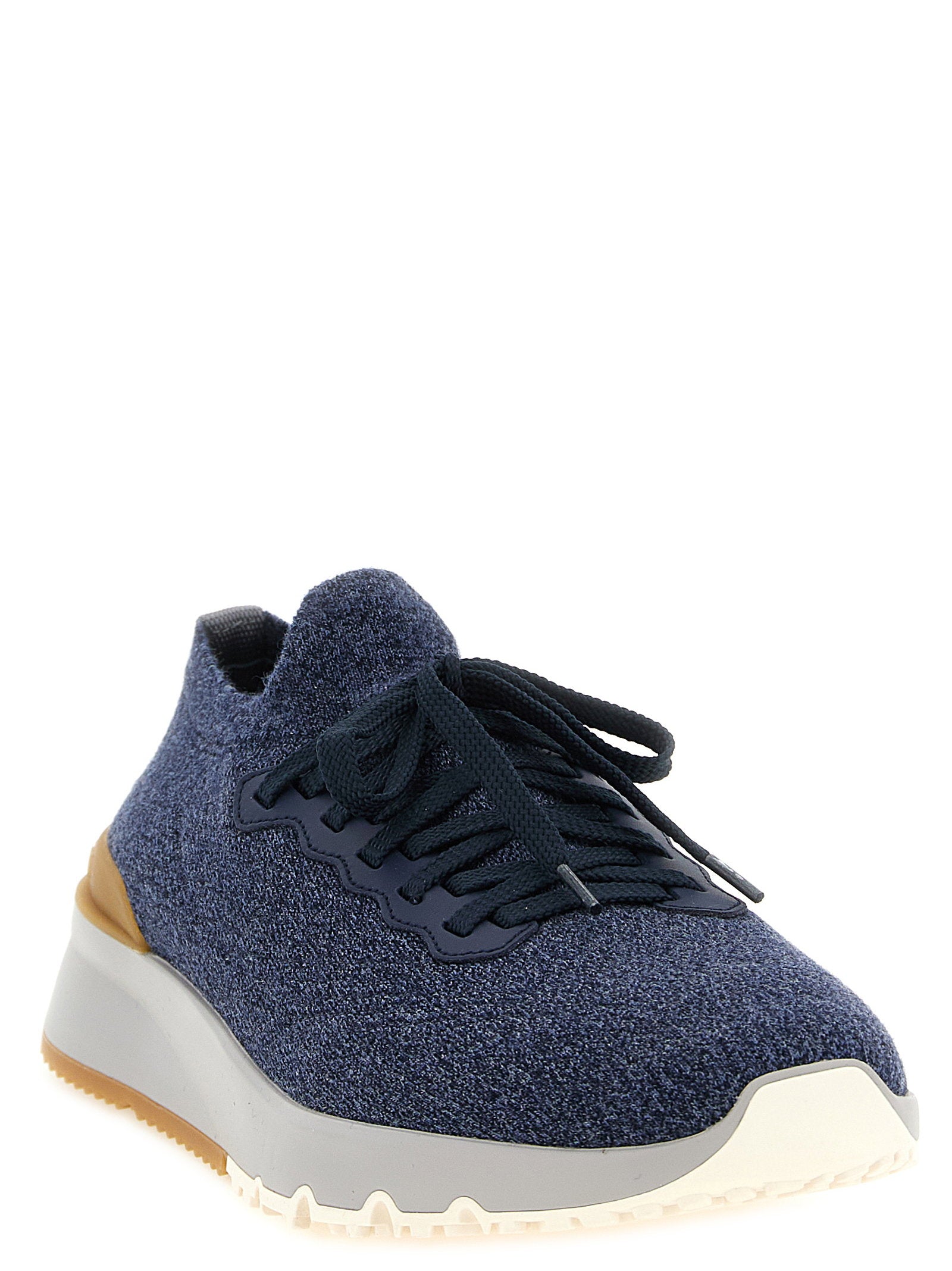 Brunello Cucinelli Brunello Cucinelli Jacquard Knit Sneakers