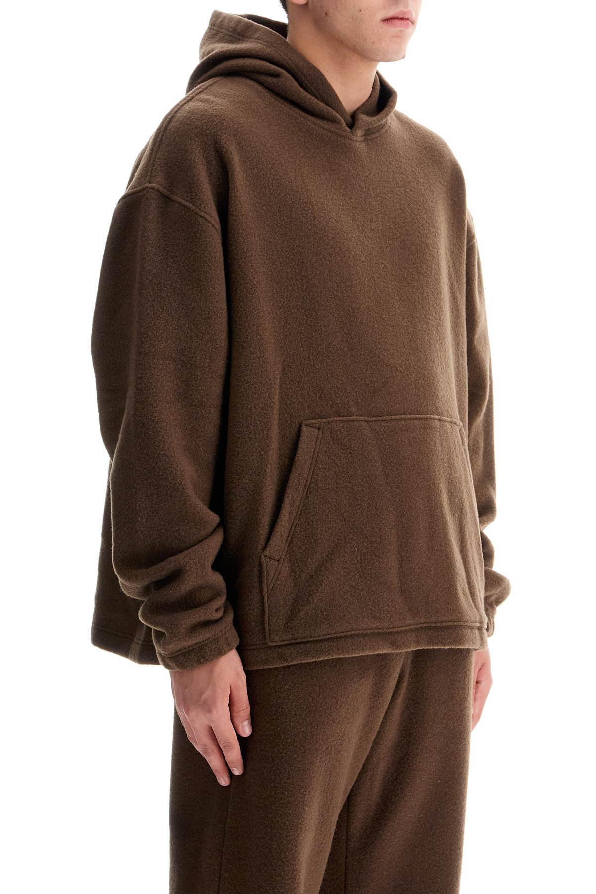 RIER RIER hooded fleece sweatshirt