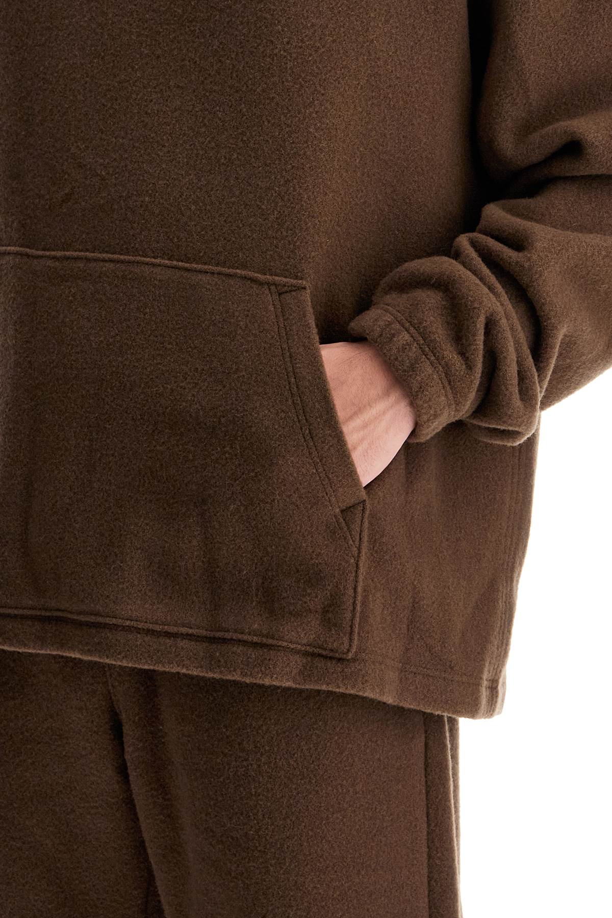 RIER RIER hooded fleece sweatshirt