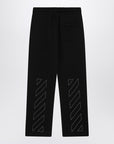 Off White Off White Off-White™ Black jogging trousers with OFF logo