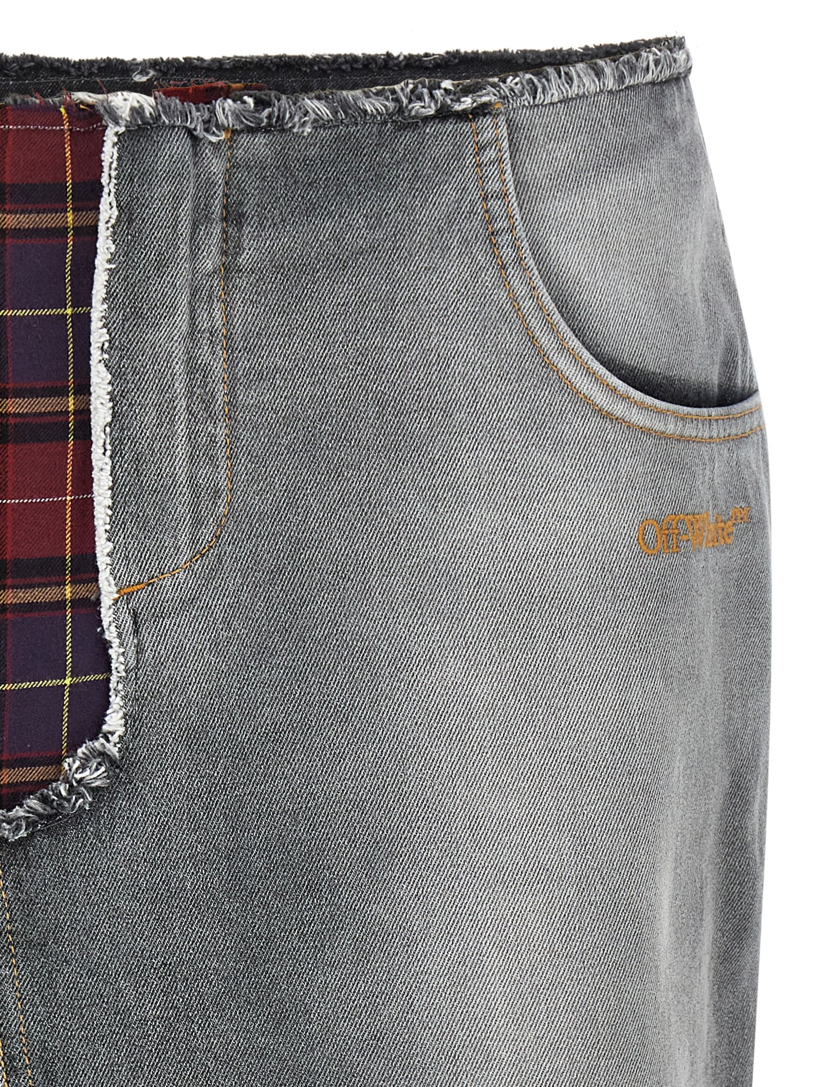 Off White Off White Patchwork Skirt