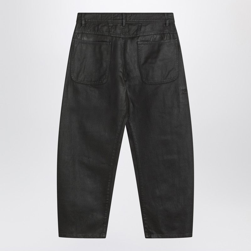 Lemaire LEMAIRE Shiny brown denim pants