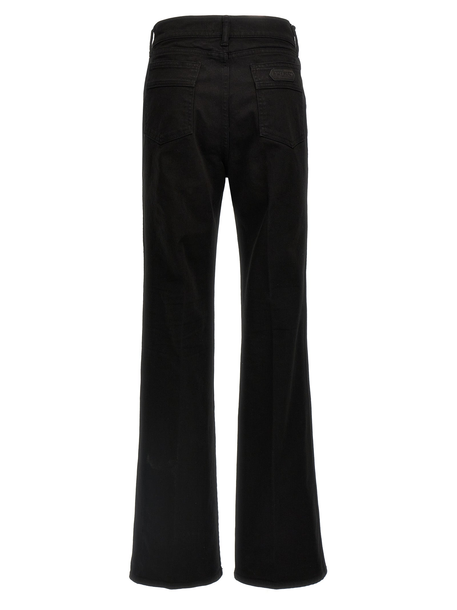Tom Ford Tom Ford Stretch Twill Denim Wide Flare Jeans