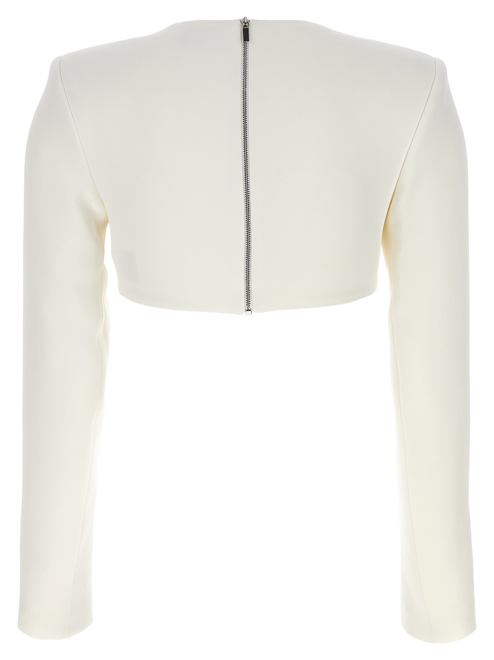 David Koma David Koma Top 3d Crystsal Chain And Square Neck