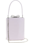 Self-Portrait Self-Portrait Lilac Leather Mini Bow Handbag