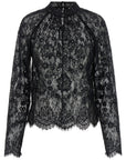Self-Portrait Self-Portrait Black Lace Blouse