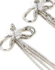 Self-Portrait Self-Portrait Double Crystal Bow Earrings