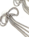 Self-Portrait Self-Portrait Double Crystal Bow Earrings