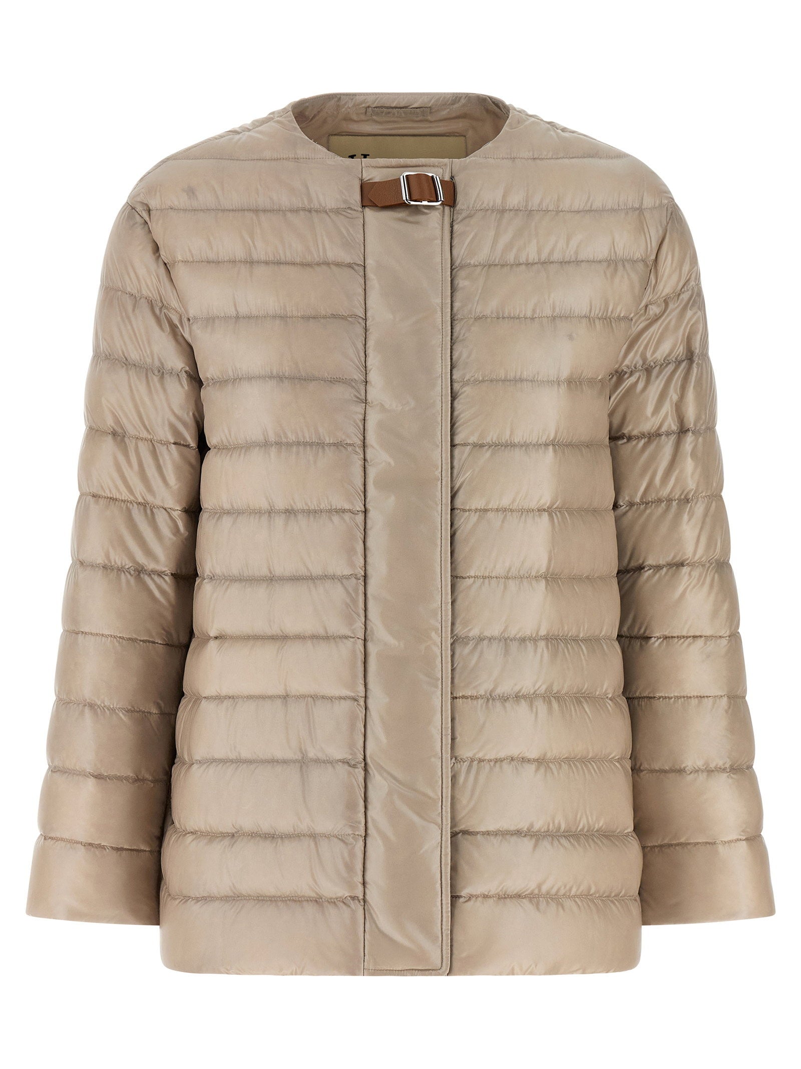 Herno Herno Leather Strap Down Jacket