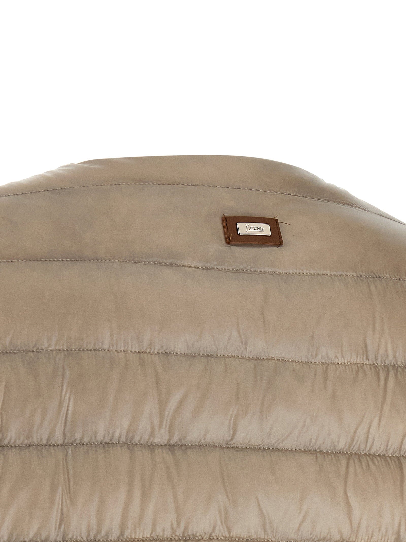 Herno Herno Leather Strap Down Jacket