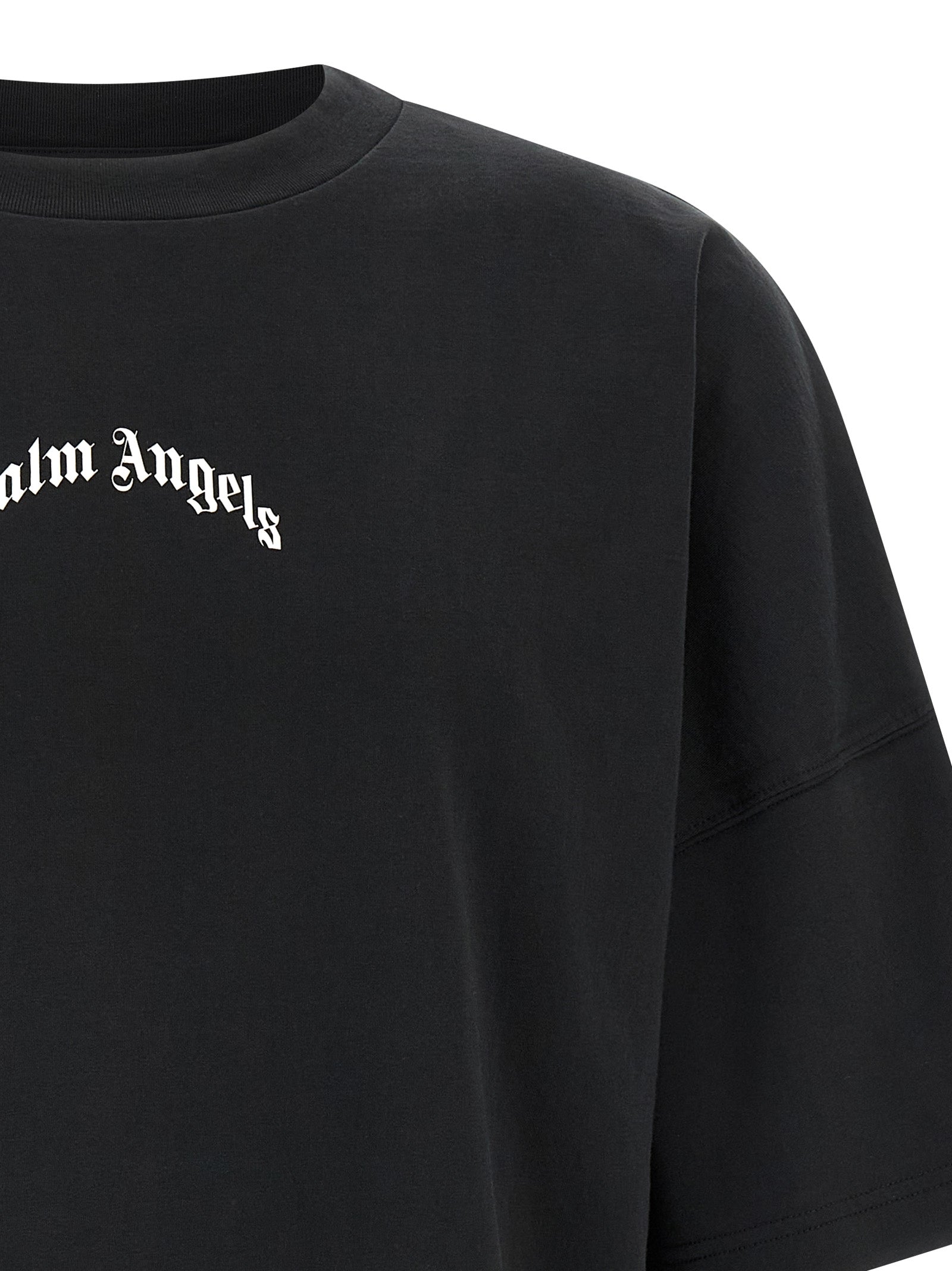 Palm Angels Palm Angels Back Curved Logo T-shirt