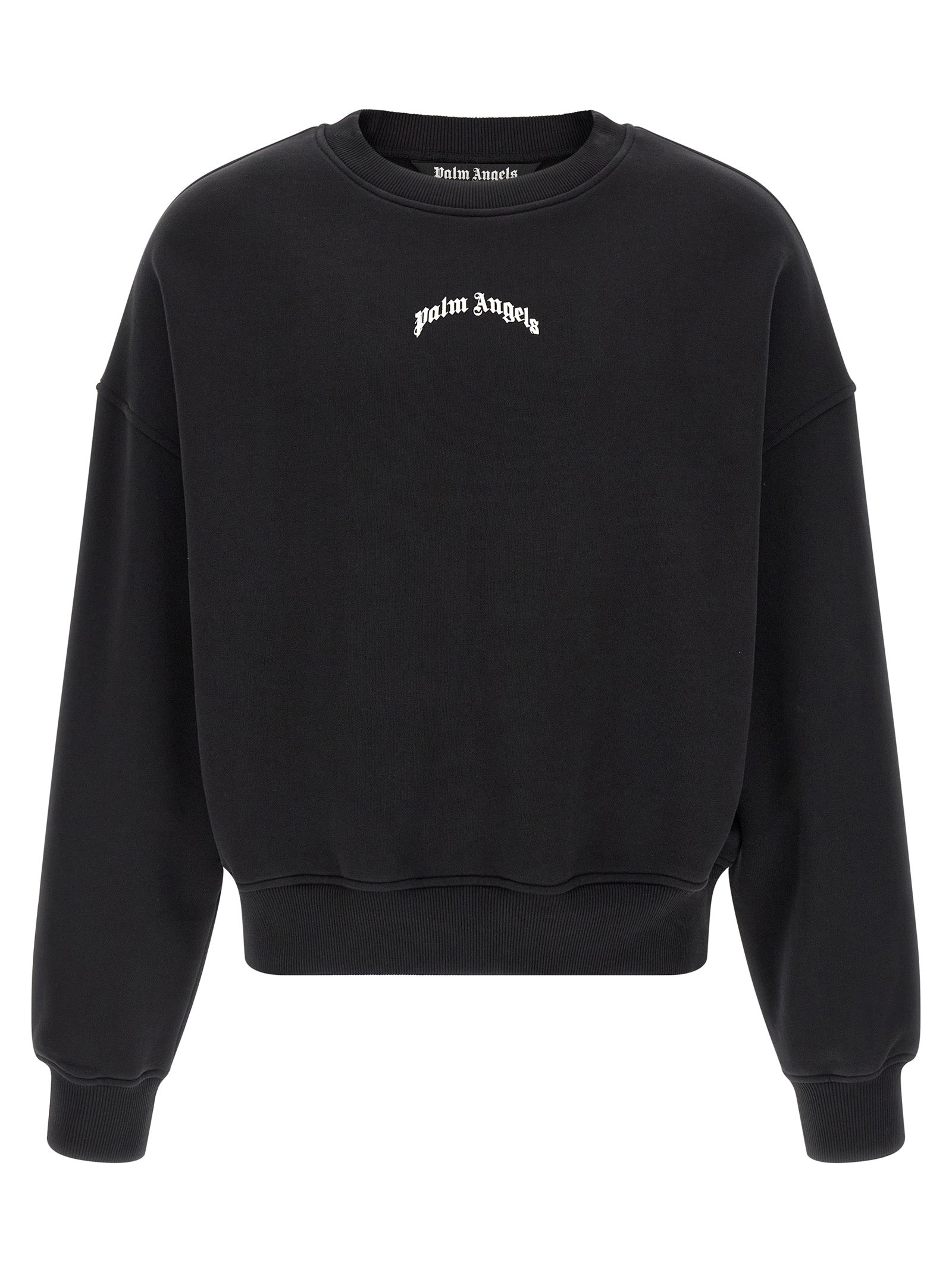 Palm Angels Palm Angels Back Curved Logo Sweatshirt